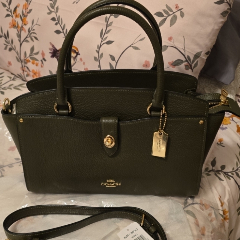 Coach Pebble Leather Carryall, Handbag, Tote NWT